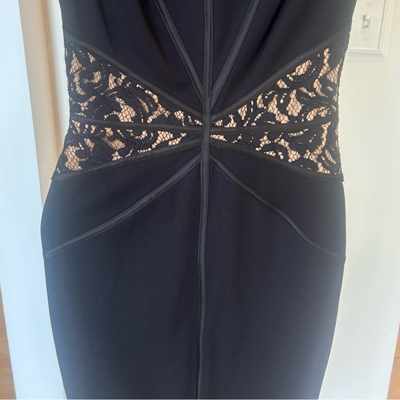 Tadashi Shoji Black Lace Inset Dress - Picture 9 of 9